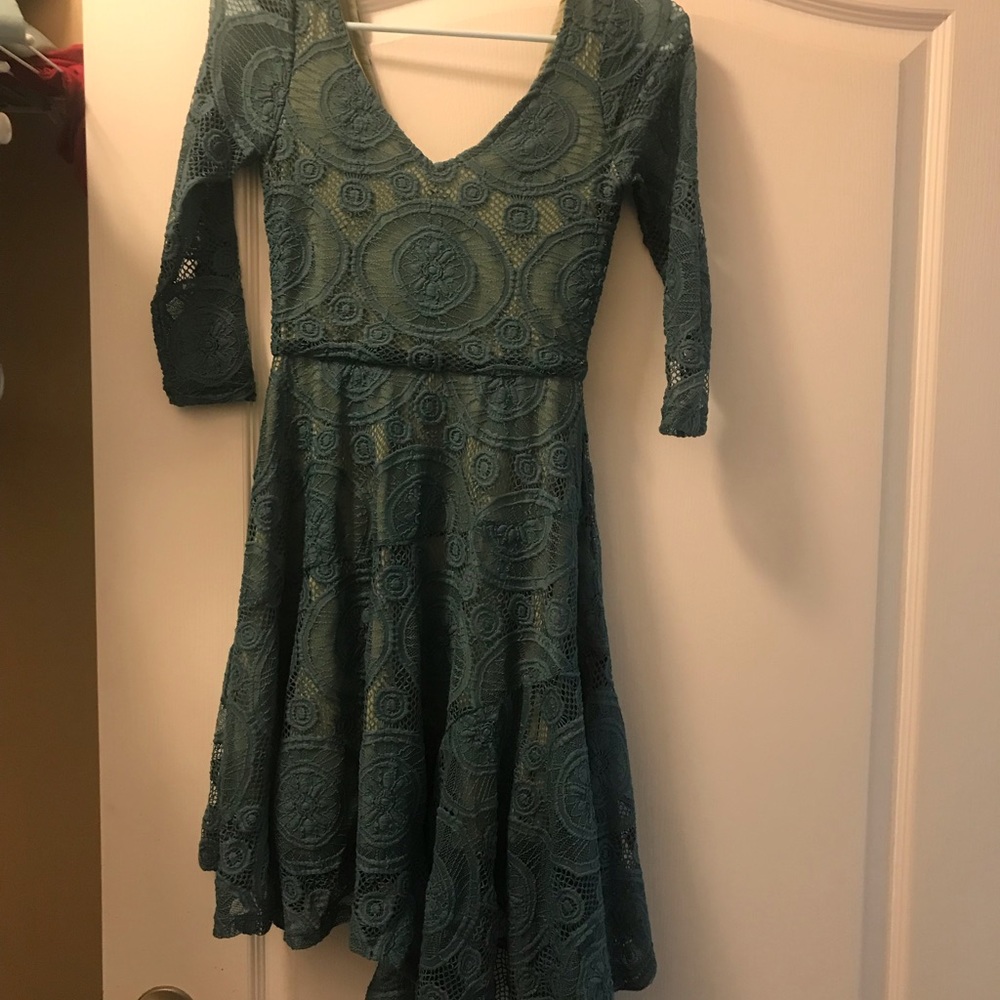 Joyfolie Emily dress in “teal” size XS. NWT
